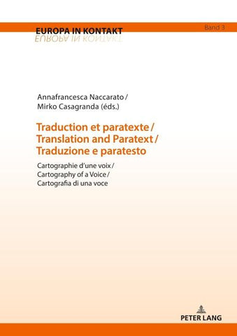Traduction et paratexte / Translation and Paratext / Traduzione e paratesto