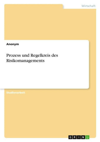 Prozess und Regelkreis des Risikomanagements
