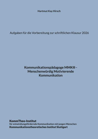 Aufgaben für die Vorbereitung zur schriftlichen Klausur 2026