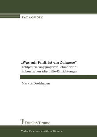 "Was mir fehlt, ist ein Zuhause"