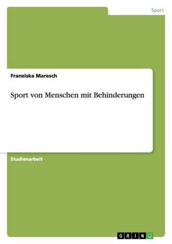 Sport von Menschen mit Behinderungen