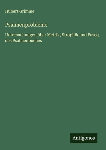 Psalmenprobleme