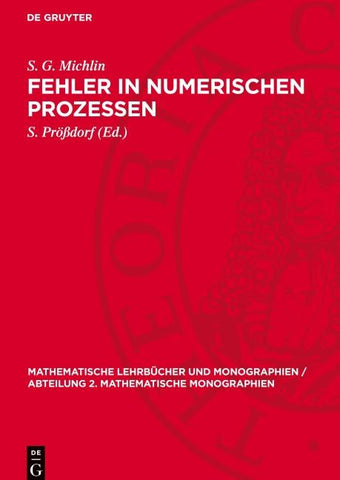 Fehler in numerischen Prozessen
