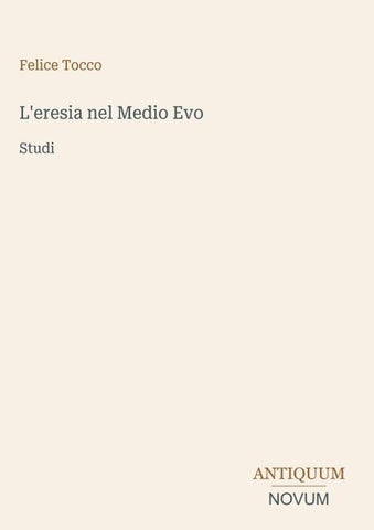 L'eresia nel Medio Evo