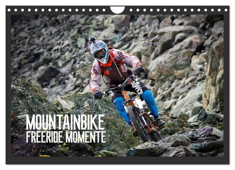 Mountainbike Freeride Momente (Wandkalender 2026 DIN A4 quer), CALVENDO Monatskalender