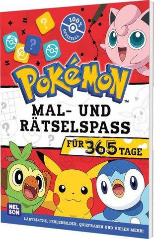 Pokémon Activity-Buch: Mal- und Rätselspaß für 365 Tage