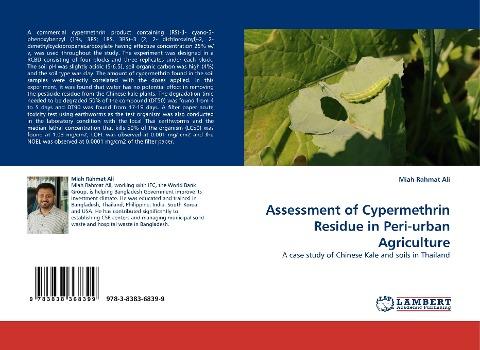 Assessment of Cypermethrin Residue in Peri-urban Agriculture
