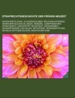 Strafrechtsgeschichte der Frühen Neuzeit