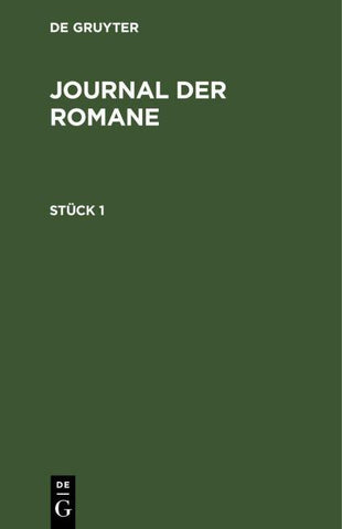 Journal der Romane. Stück 1