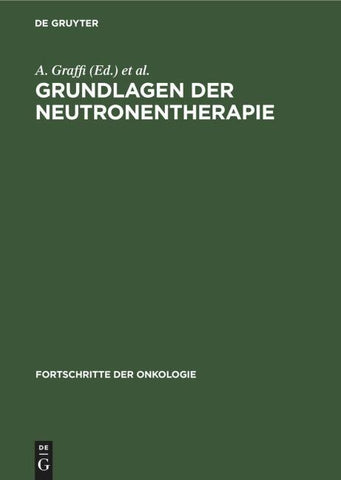 Grundlagen der Neutronentherapie