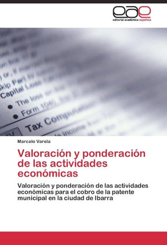Valoración y ponderación de las actividades económicas