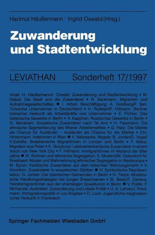Zuwanderung und Stadtentwicklung