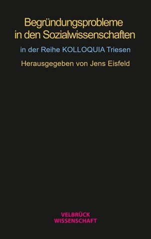 Begründungsprobleme in den Sozialwissenschaften