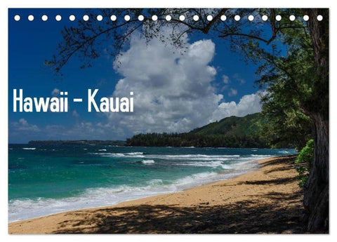 Hawaii - Kauai (Tischkalender 2026 DIN A5 quer), CALVENDO Monatskalender