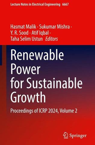Renewable Power for Sustainable Growth