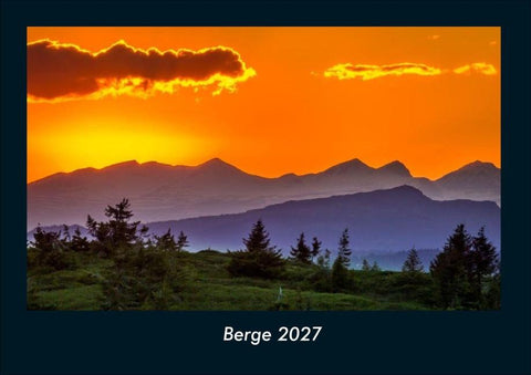 Berge 2027 Fotokalender DIN A4