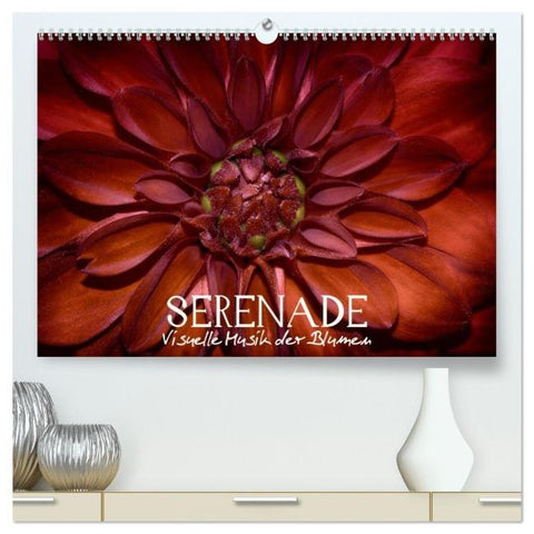Serenade - Visuelle Musik der Blumen (hochwertiger Premium Wandkalender 2026 DIN A2 quer), Kunstdruck in Hochglanz