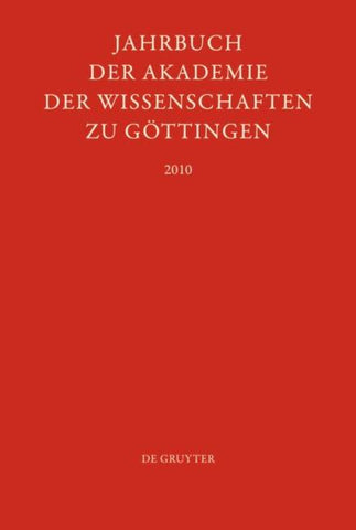 Jahrbuch der Göttinger Akademie der Wissenschaften / 2010