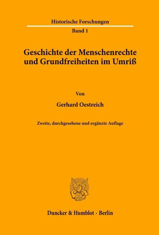 Geschichte der Menschenrechte und Grundfreiheiten im Umriß.