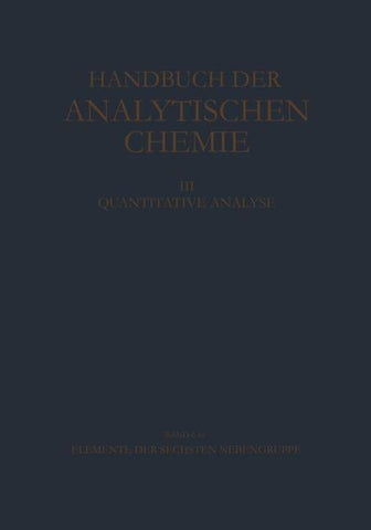 Elemente der Sechsten Nebengruppe Wolfram