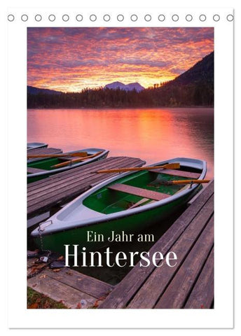 Ein Jahr am Hintersee (Tischkalender 2026 DIN A5 hoch), CALVENDO Monatskalender