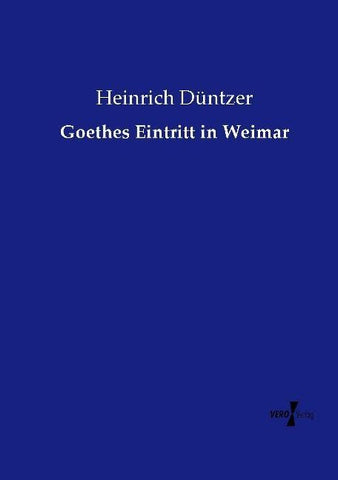 Goethes Eintritt in Weimar