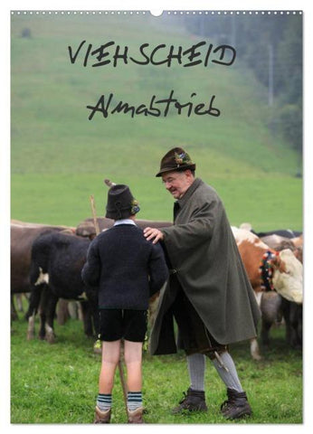 Viehscheid Almabtrieb (Wandkalender 2026 DIN A2 hoch), CALVENDO Monatskalender