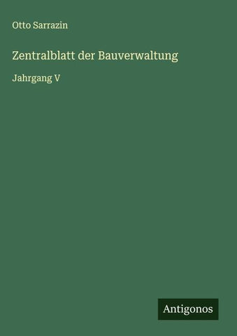 Zentralblatt der Bauverwaltung