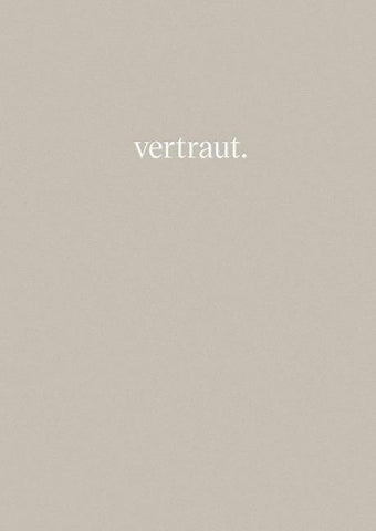 vertraut.