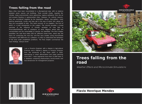 Trees falling from the road