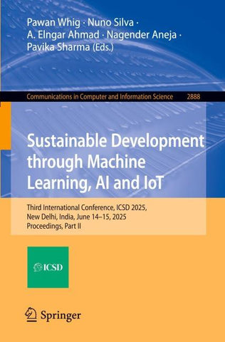 Sustainable Development through Machine Learning, AI and IoT
