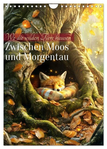 Zwischen Moos und Morgentau (Wandkalender 2026 DIN A4 hoch), CALVENDO Monatskalender