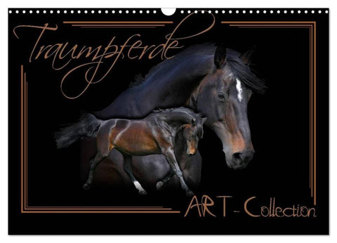 Traumpferde-ART-Collection (Wandkalender 2026 DIN A3 quer), CALVENDO Monatskalender