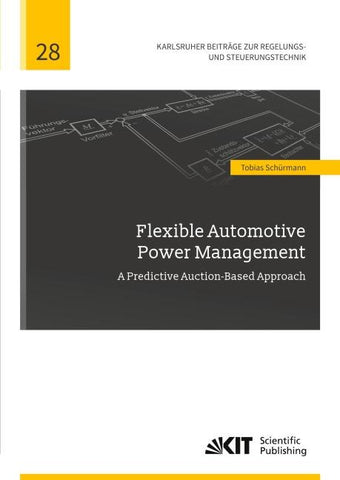 Flexible Automotive Power Management: A Predictive Auction-Based Approach