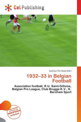 1932-33 in Belgian Football