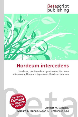 Hordeum intercedens