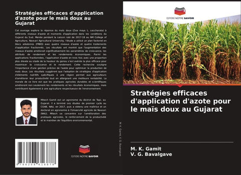 Stratégies efficaces d'application d'azote pour le maïs doux au Gujarat