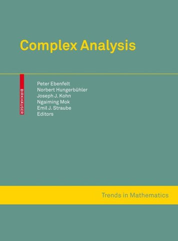 Complex Analysis