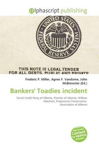 Bankers' Toadies incident