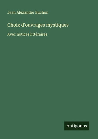 Choix d'ouvrages mystiques
