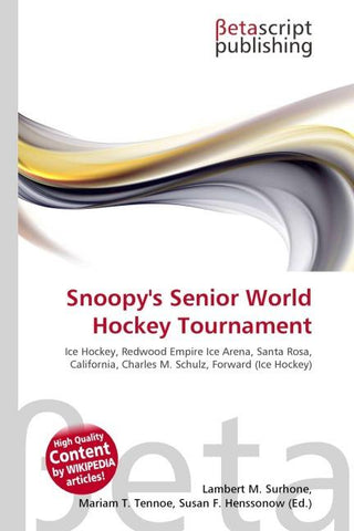 Snoopy's Senior World Hockey Tournament
