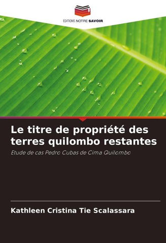 Le titre de propriété des terres quilombo restantes