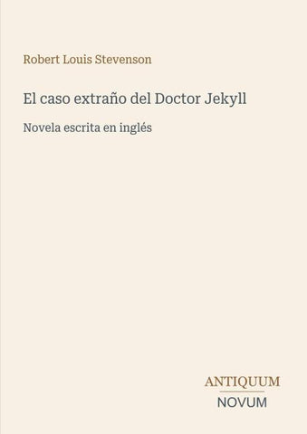 El caso extraño del Doctor Jekyll