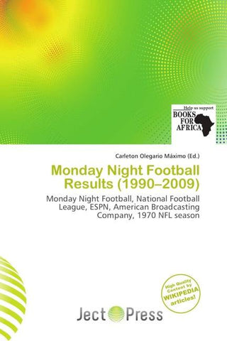Monday Night Football Results (1990-2009)