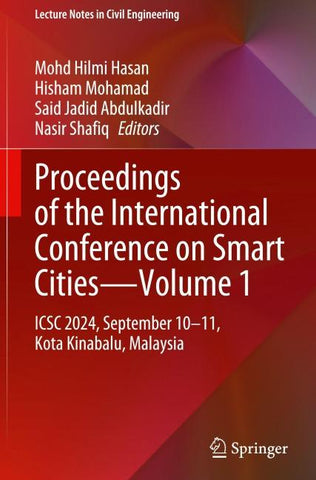 Proceedings of the International Conference on Smart Cities—Volume 1