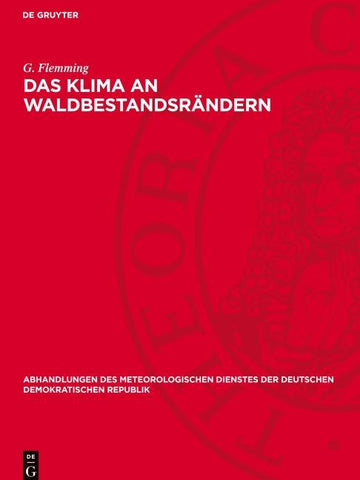 Das Klima an Waldbestandsrändern