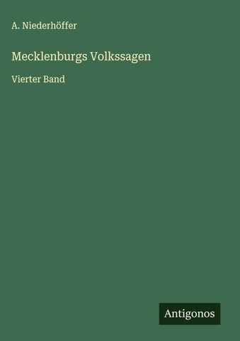 Mecklenburgs Volkssagen