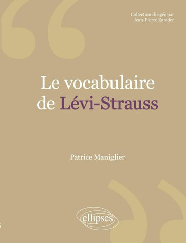 vocabulaire de Lévi-Strauss (Le)