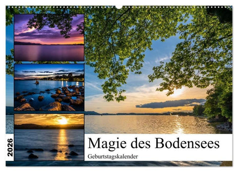 Magie des Bodensees (Wandkalender 2026 DIN A2 quer), CALVENDO Monatskalender