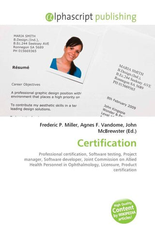 Certification